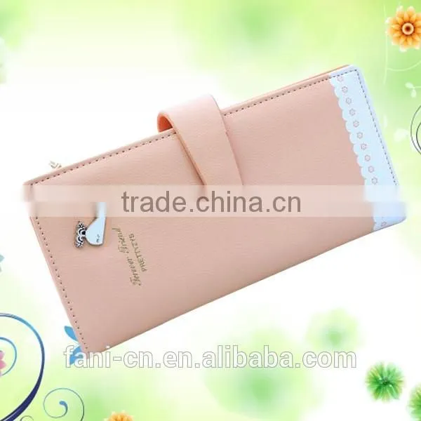 Guangzhou Fani Leather Factory hand craft cheap leather clutch purses for ladies