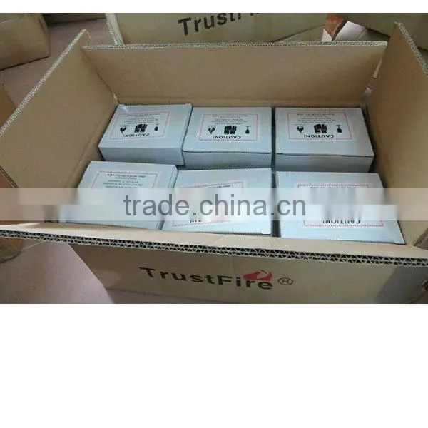 TrustFire wholesale IMR16340 3.7v 700mAh rechargeable high drain lithium battery for flashlight, E-cig, power tools