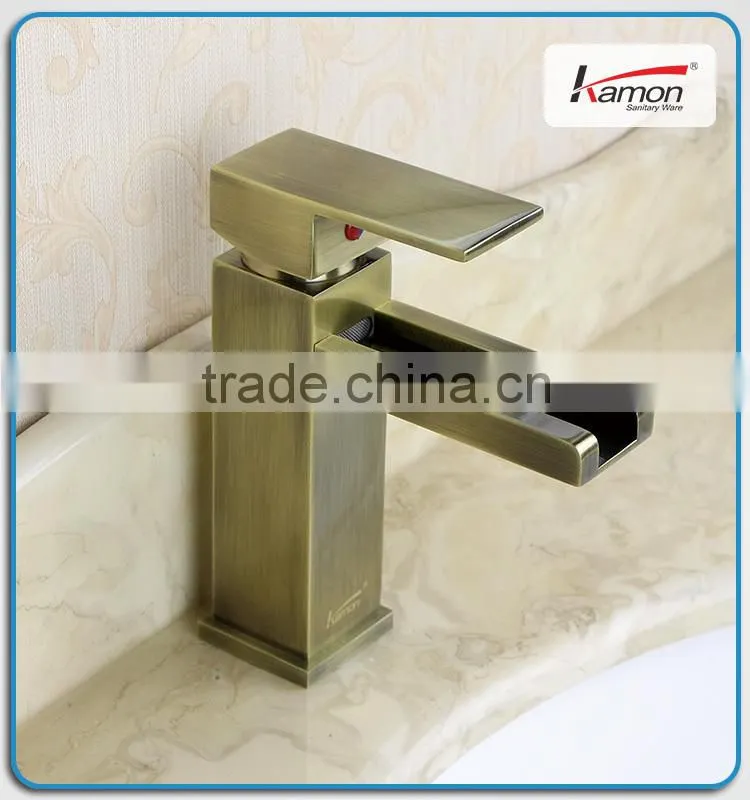 Black Ornate Brass Basin Faucet