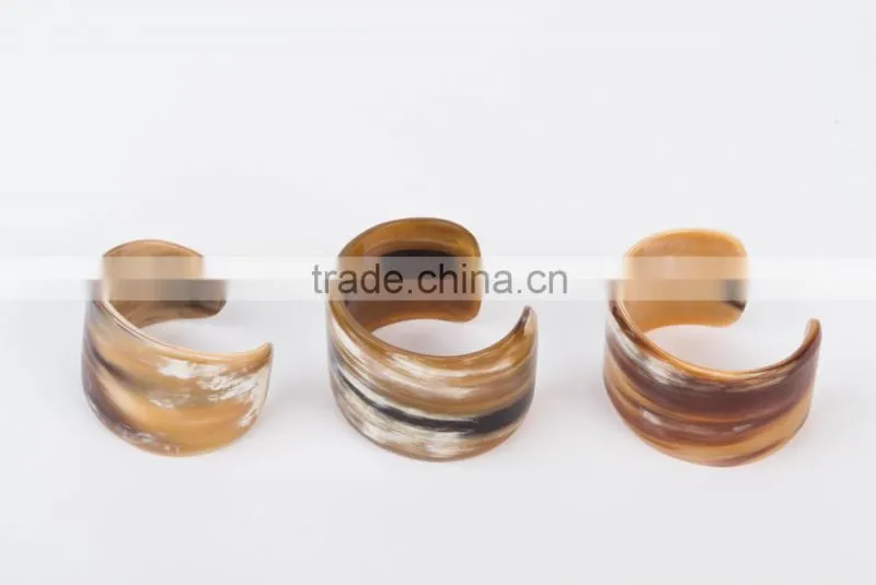 Bracelets Wholesale/High Quality Buffalo Horn Fashion Hot Sale Horn Cufflinks Wholesale