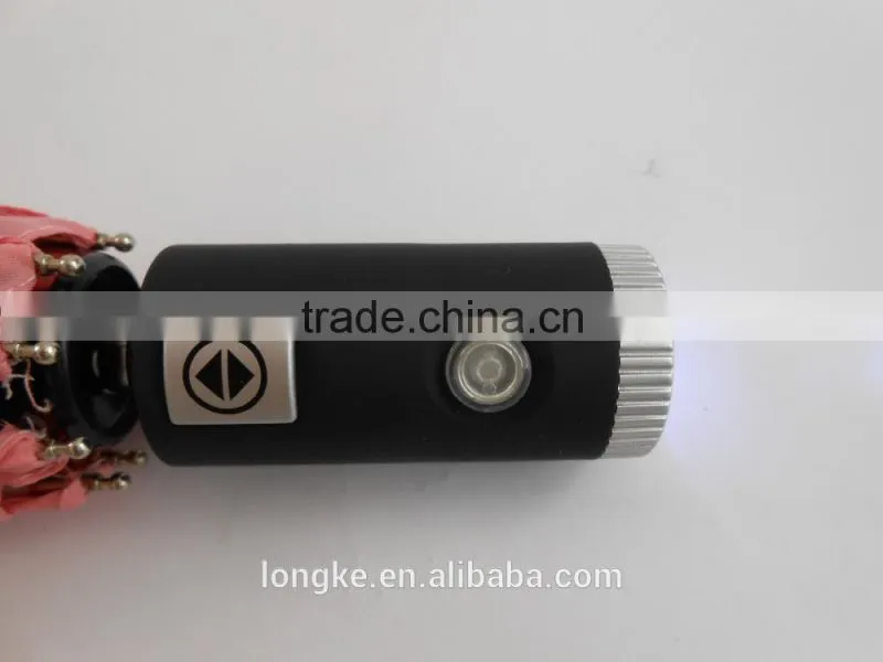 led umbrella light 3-folding handle led light umbrella