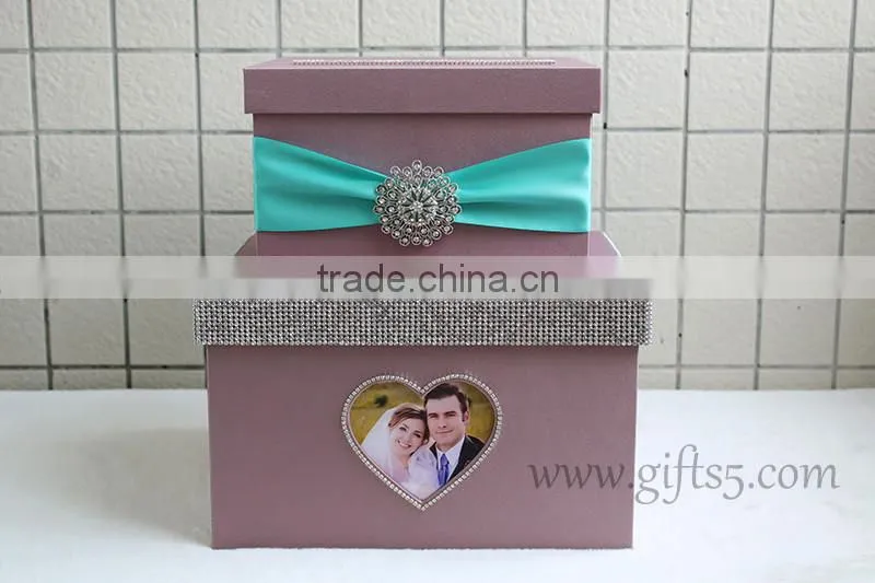 Elegant wedding box for cards wholesale