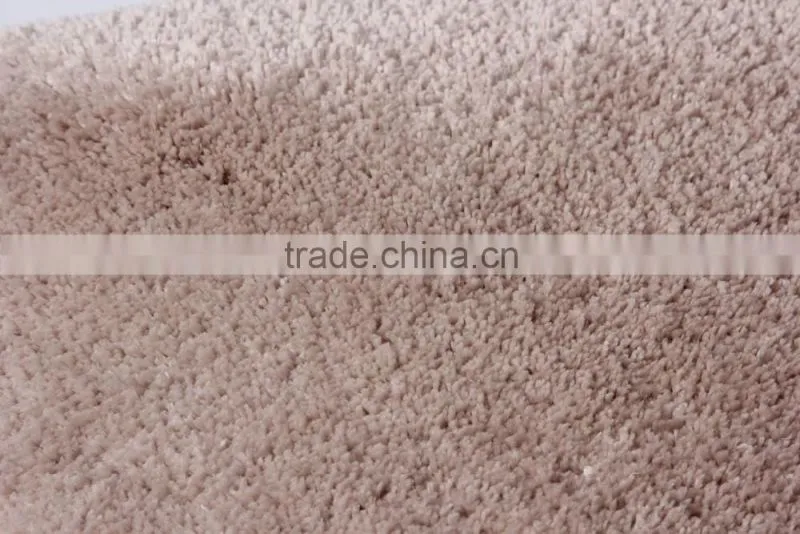 DaDa Solid Clocr 100% Polyester Anti_slip bathroom mat