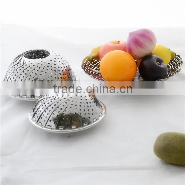 Beautiful Design 3 Size Stainless Steel Fruit Tray