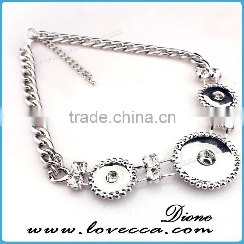 Women simple designs wholesale antique snap necklace for sale