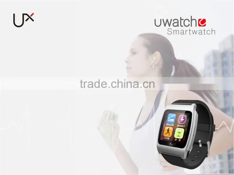 Bluetooth smart watch wristwatch UX Uwatch compatible with IOS and Android