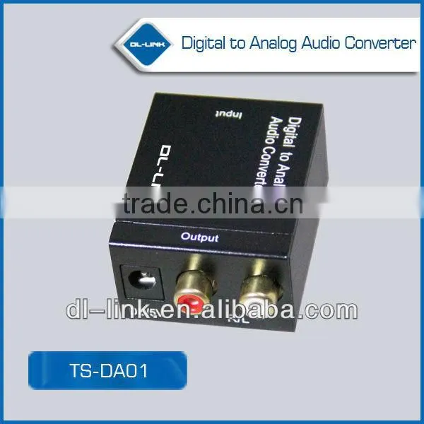 Optical Coaxial Digital to Analog Audio Converter Provides Electromagnetic-noise-free Transmission