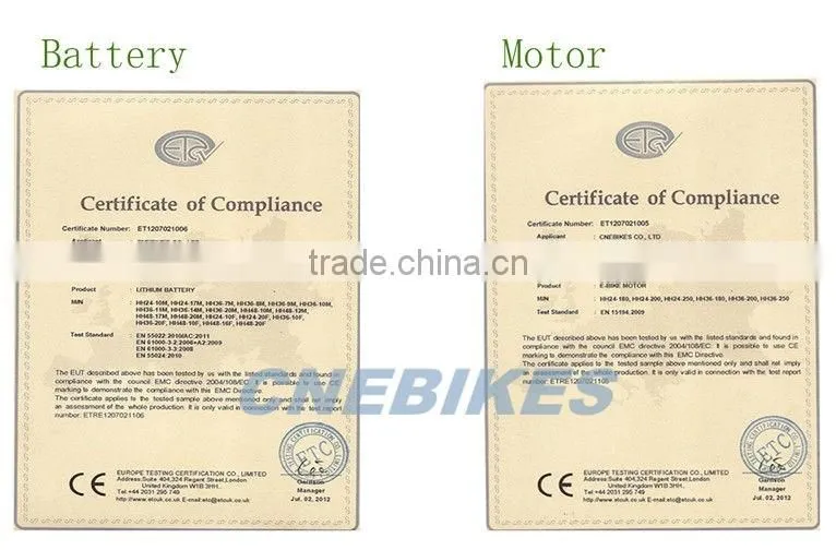 8 FUN high quality 48Vv 500W gear motor kit for e-bike