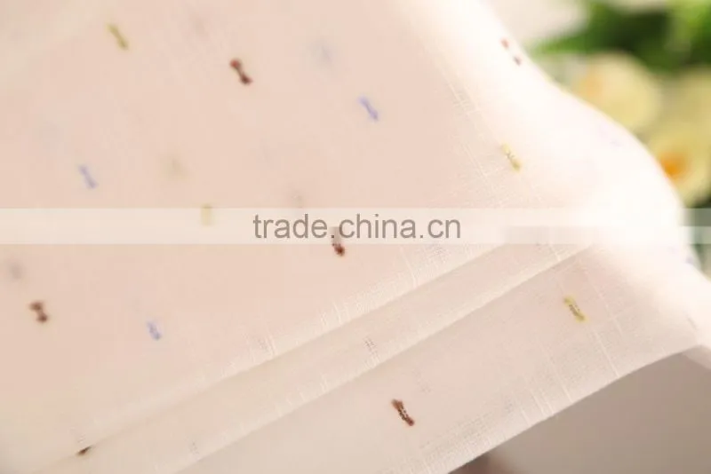 sheer polyester voile eyelet curtain drapes