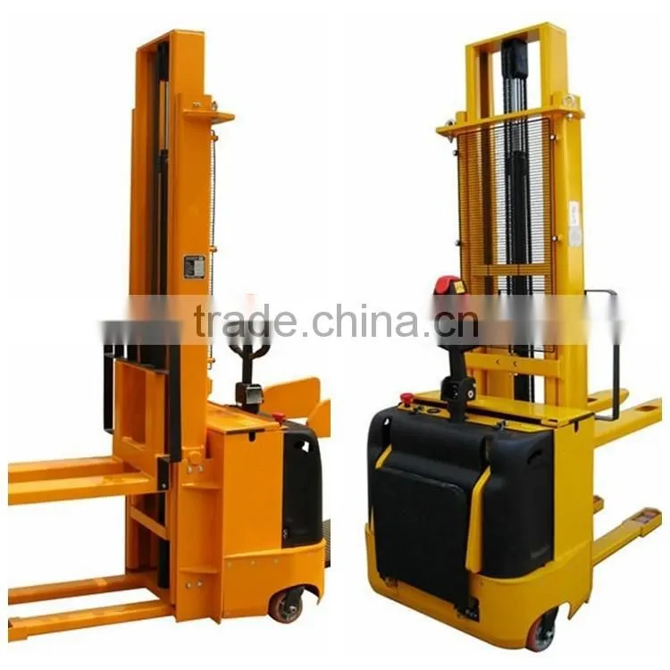 Manual Hand Stacker Electric Forklift, Semi Electric Stacker