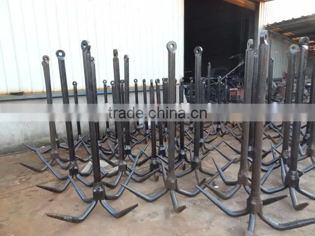 Asphalt Wedge Four Fluke Boat Anchor