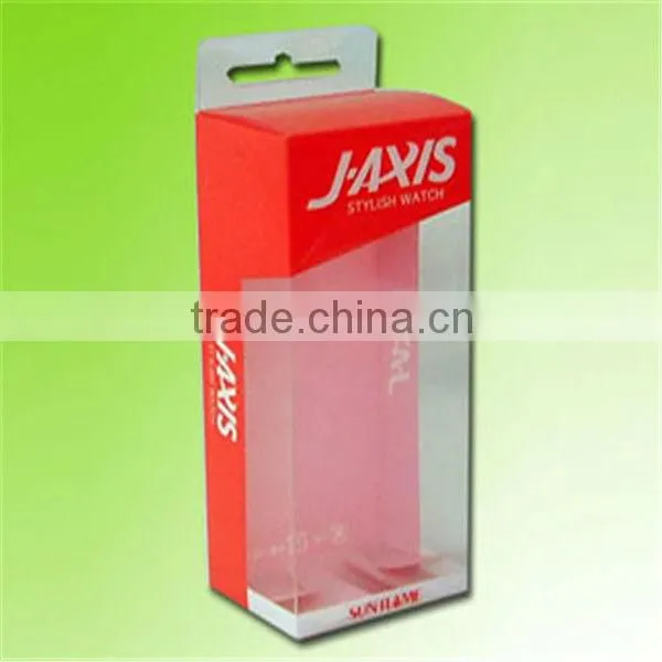 Cosmetic transparent PVC plastic packaging boxes