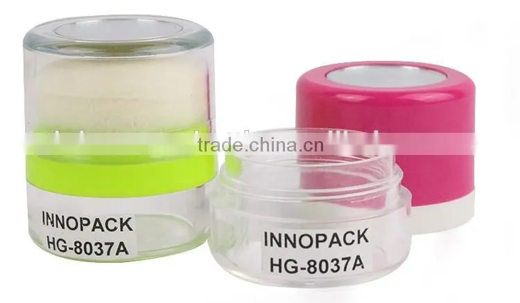 China supplier cosmetic waterproof liquid foundation bottle with sponge