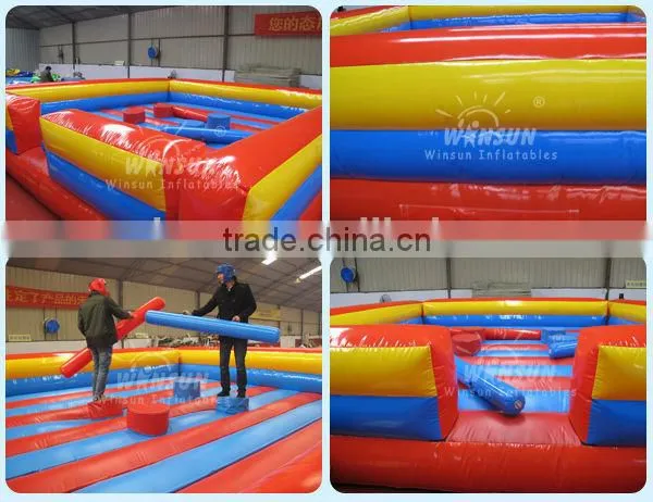Outdoor playground commercial giant inflatable sports games inflatable tumble track