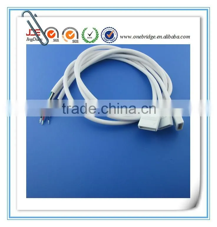 High quality 4 pin female electronic led wire harness