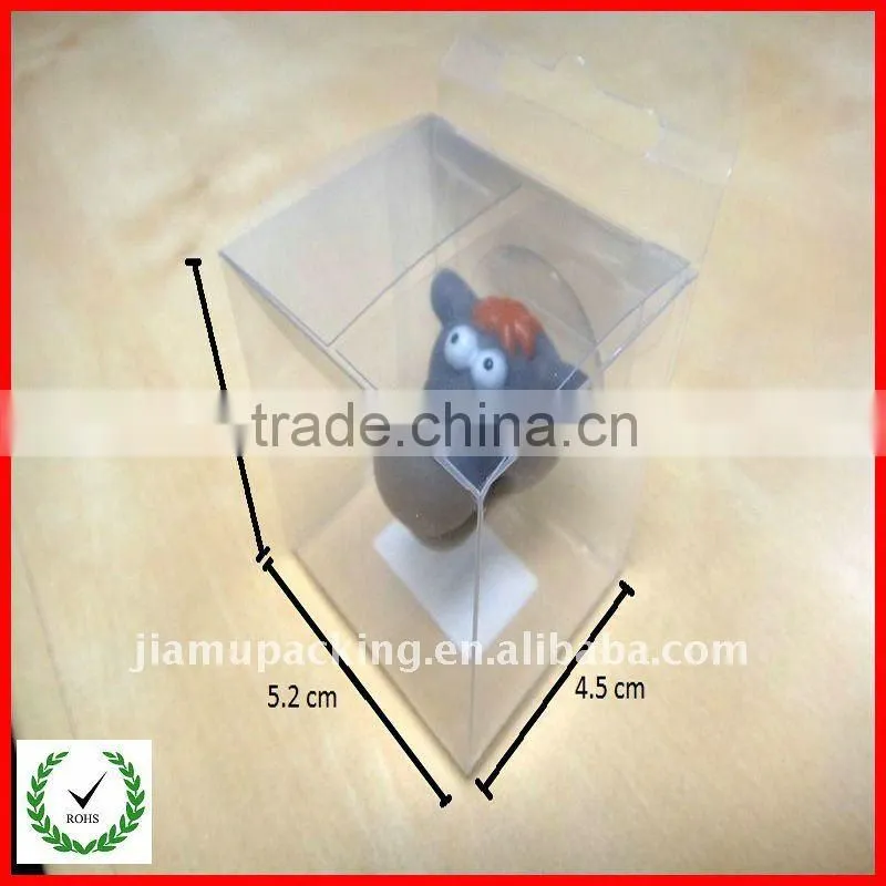 Cheap factory high quality clear rigid plastic square folding PVC box