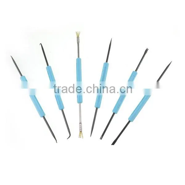 6 pcs Double-sided Blue Pack of Soldering Aid Tool