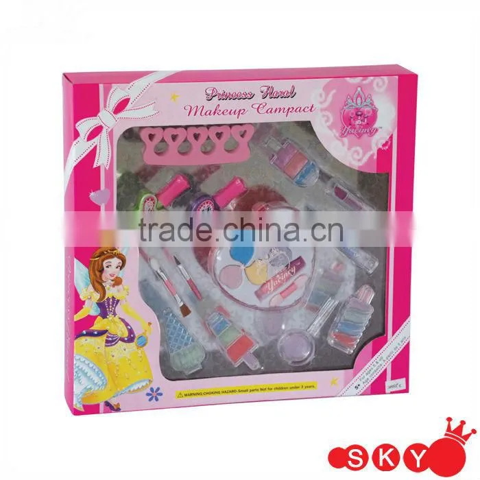 2014 High quality eye shadow, lip gloss, nail polish, cosmetic sets children