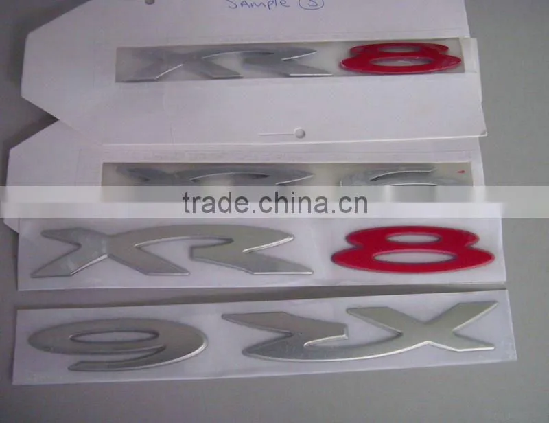 3D ABS letters nameplate,ABS car sticker,custom plastic car badge emblem
