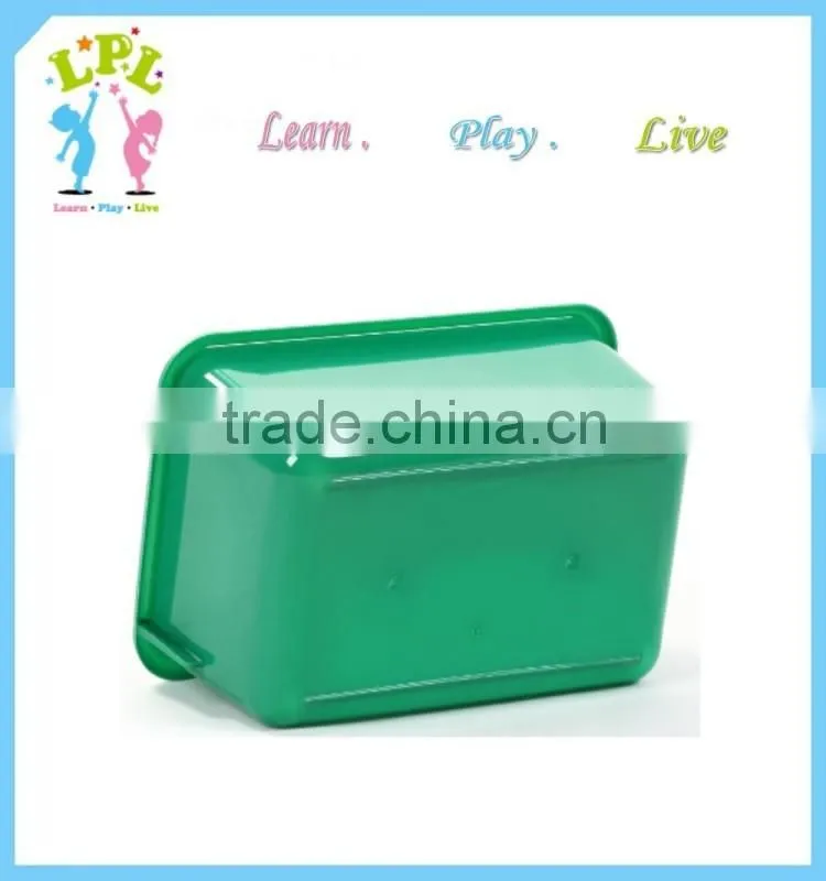 New pp toy storage box classroom storage stackable box with lid