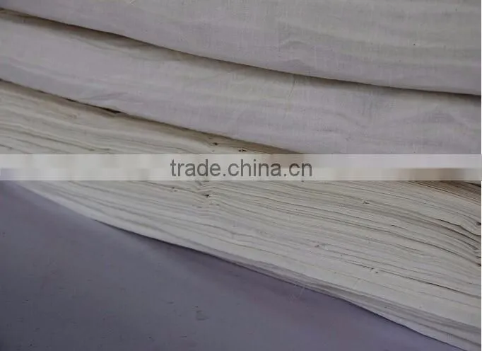 white plain cotton canvas fabric