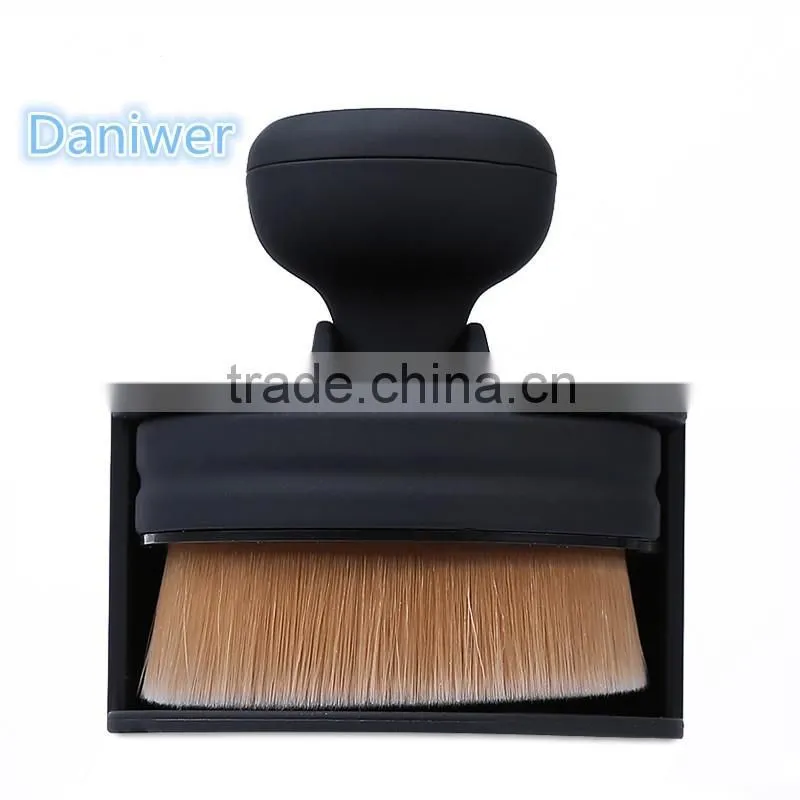 New Arrival O! Circle Oval Brush Style Foundation Makeup Air Brush Loose powder Synthetic Hair Brush Big One