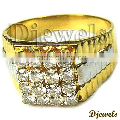 Diamond Gold Wedding Rings, Gents Diamond Rings, Diamond Jewelry