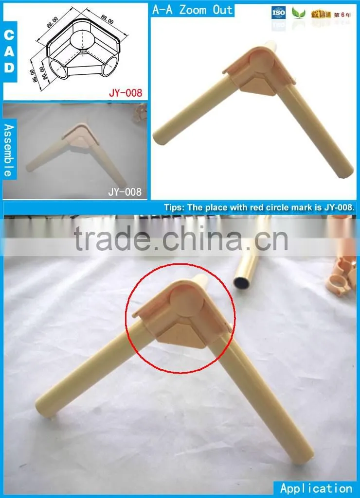 JY-A008|Plastic joint with sidewall|High quality plastic connector|Plastic joints for composite pipe