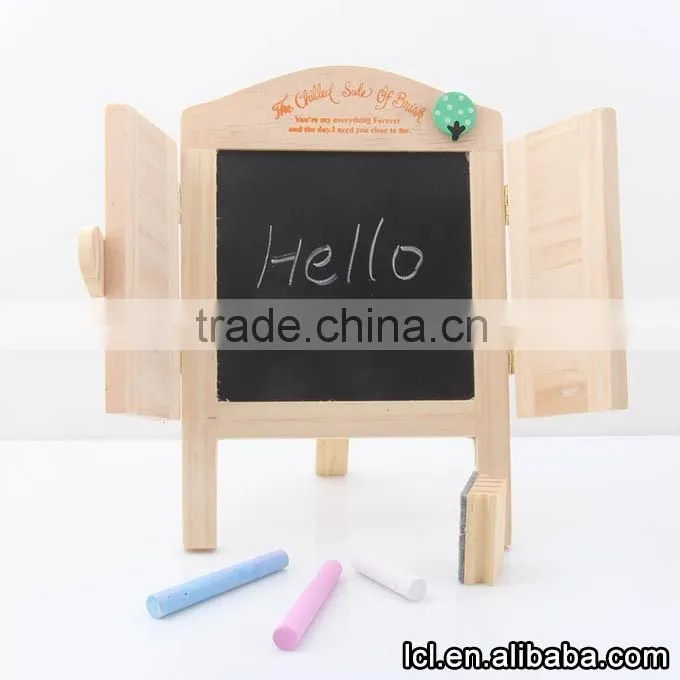 Movable blackboard wood, for kids small blackboard