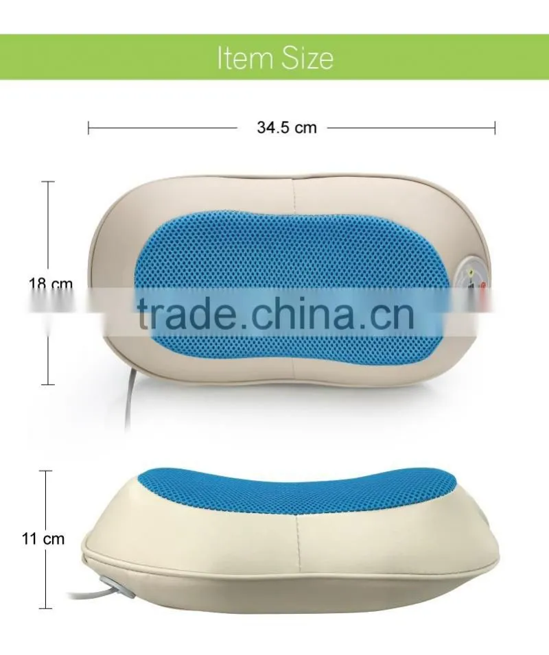 Rechargeable Fashion body massager. Personal Electric massage pillow C37-MP002