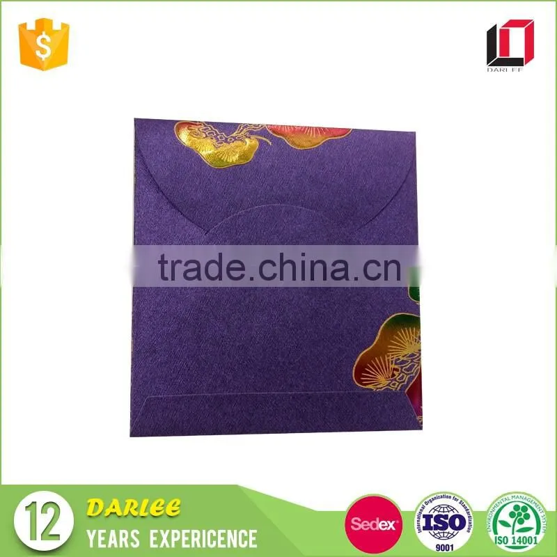 China supplier special texture paper chinese new year red packet printing for singapore market