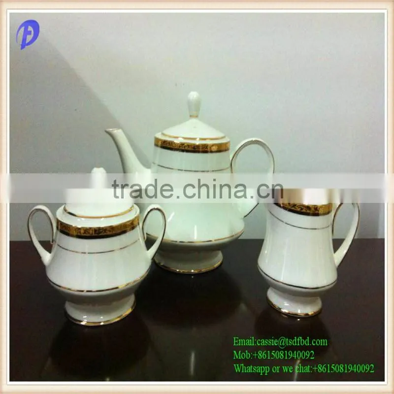 61pcs middle east royal bone china dinnerware