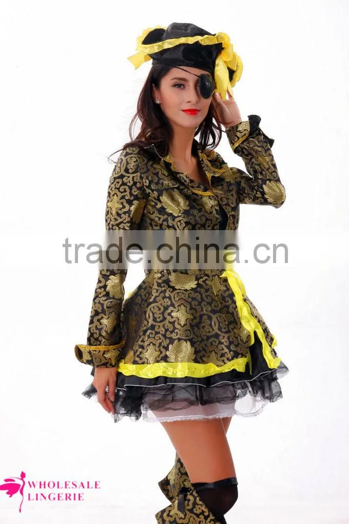 2015 manufactory wholesale womens female pirate costume for women