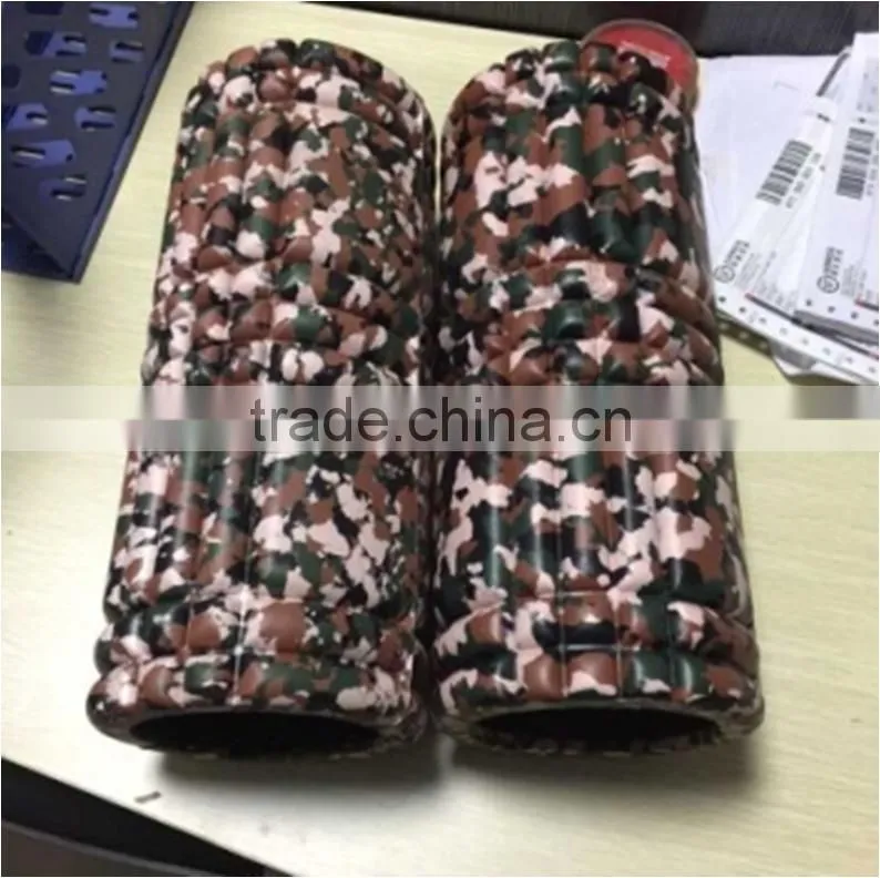 Free sample Customized Camouflage Color eva foam roller/massage roller with Bodybuilding Product