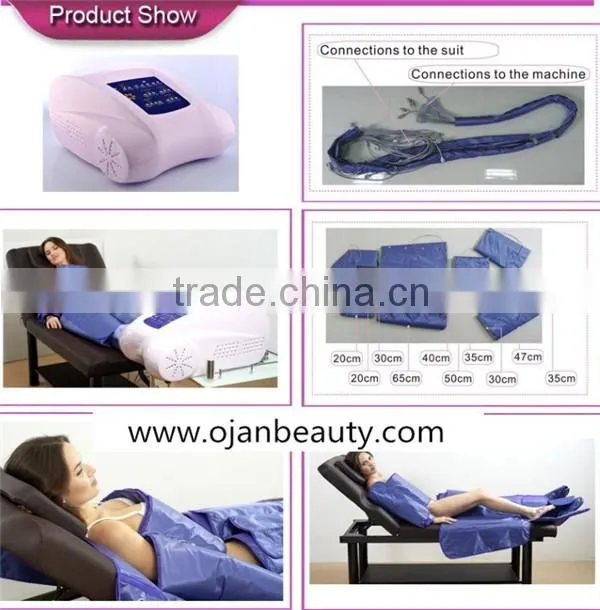 Infrared pressotherapy suit lymphatic drainage EMS sauna suit hot sale