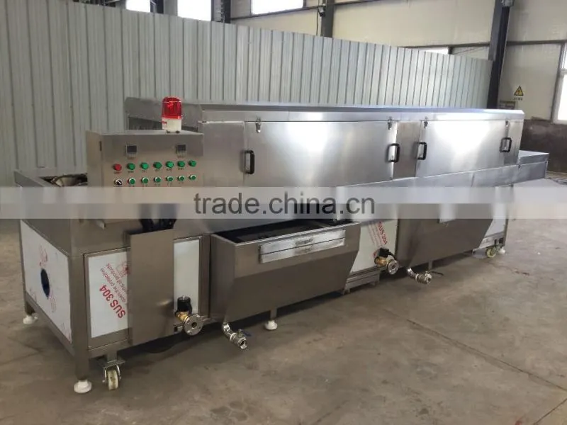 Automatic plastic tray/basket washing machine cleaning machine