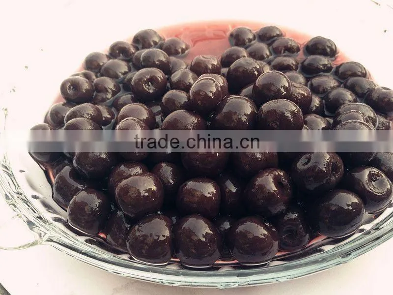 Chinese Sweet High Quality Canned Dark Cherries