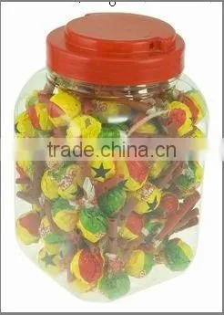 Children welcomed lollipop candy