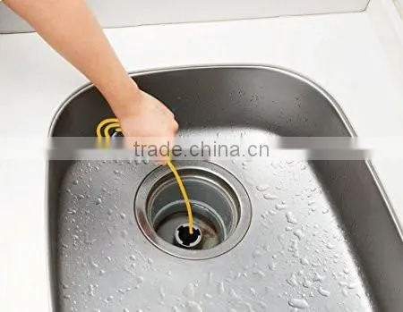 Slim Brush For Stains in Sink and Bath room Pipe Cleaning Brush Small Spaces
