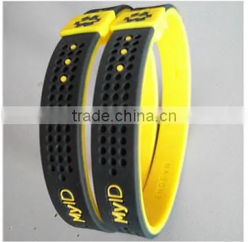 newest scannable fashion qr code silicone bracelet