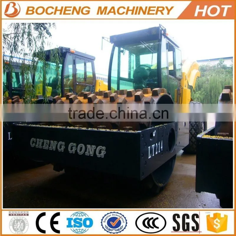 12 TONS Single drum duty vibratory rollers LT212B for sale Cam block compactor