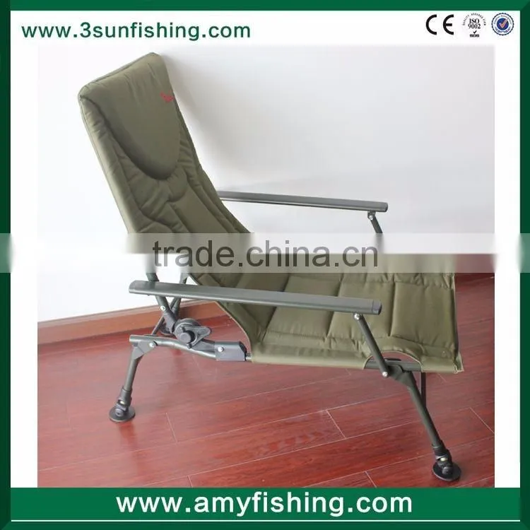 Carp Fishing Folding Chair With Arms Adjustable Legs