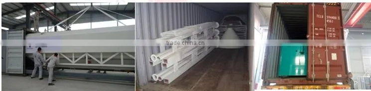 Environment friendly horizontal frame type cement silo