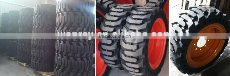 high quality skidsteer tire solid bobcat tire 12.16.5 for sale