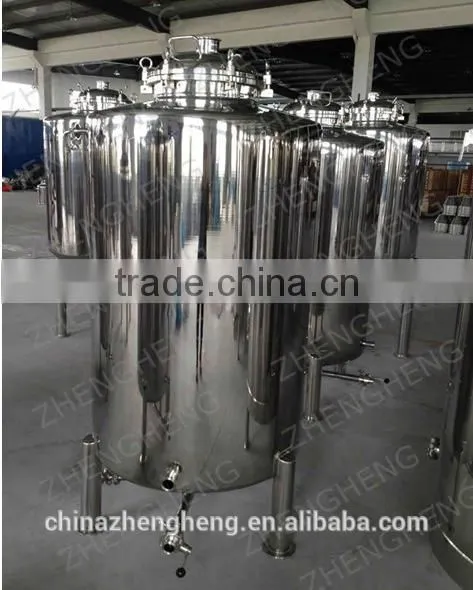 7BBL Stainless Steel Brite Tank with manhole