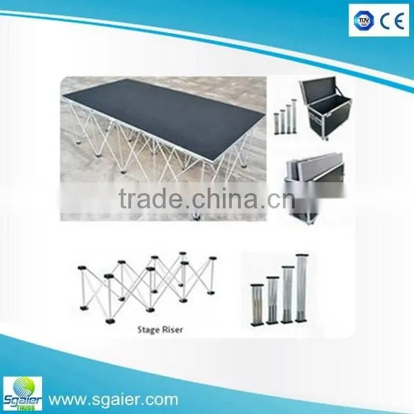 4ft x 4ft Heavy Duty Heighten Riser Portable Stage