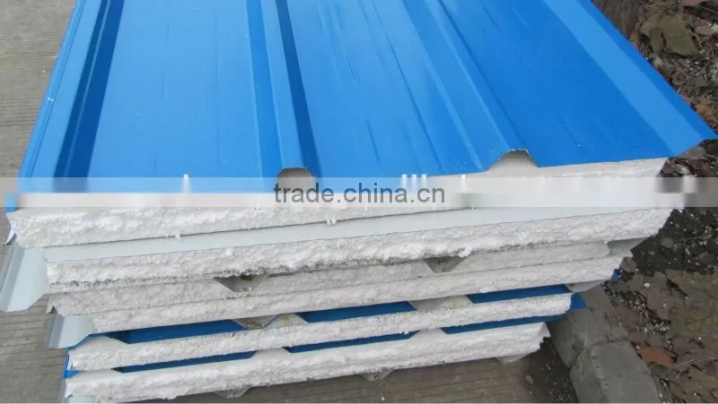 EPS Sandwich Roof Panels(good supporting, heat resistance and sound insulation)