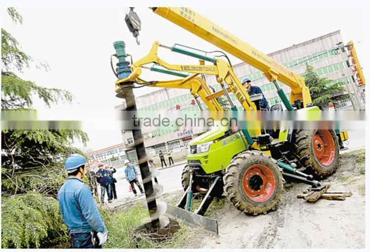 Factory directly supply hydraulic pole digging machine
