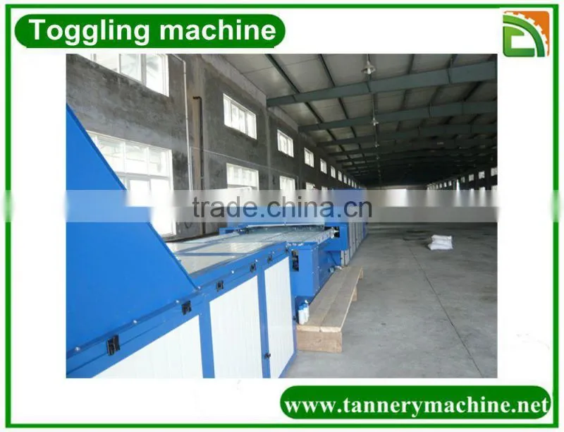 4m auto stretch leather toggling drying machine supplier