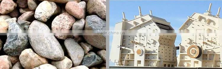 Construction machine/Pebble crusher